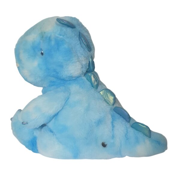 FAO Schwarz Light-Up Dinosaur Roar Sounds Blue Plush 14" Soft Stuffed Animal - Picture 4 of 10